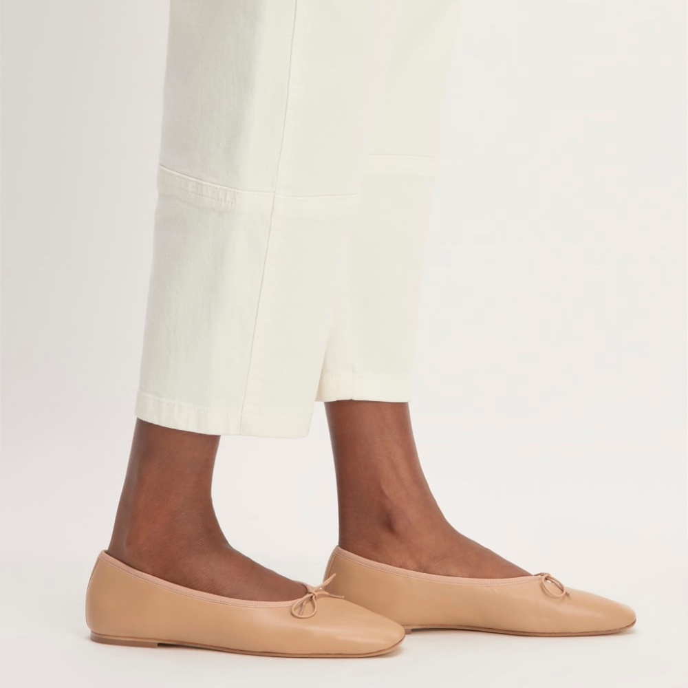 Everlane Day Ballet Flat in Blush Tan, Size 11, Leather -- Never Worn
